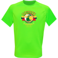 Tee Lithuania Basketball Sporty Neon