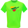 Sportiniai Marškinėliai Lietuva (Neon Green)