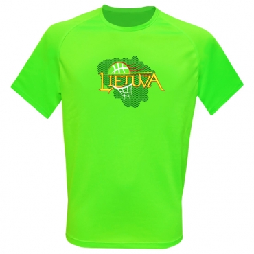 Tee Lithuania Sporty Neon