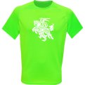 Sportiniai Marškinėliai Stilizuotas Vytis (Neon Green)