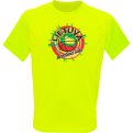 Sportiniai Marškinėliai Lietuva Krepšinio Šalis (Neon Yellow)
