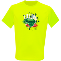 Tee Lithuania Sporty Neon Yellow