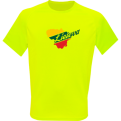 Tee Lithuania Sporty Neon Yellow