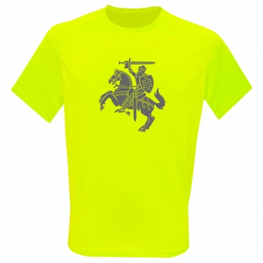 Sportiniai Marškinėliai Naujasis Vytis (Neon Yellow)