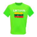 Juniors Sporty Neon Tee Lithuania