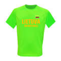 Juniors Sporty Neon Tee Lithuania Basketball