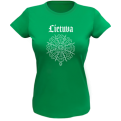 Ladies Tee Lithuania Sun Cross