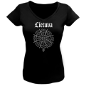 Ladies Tee Lithuania Sun Cross