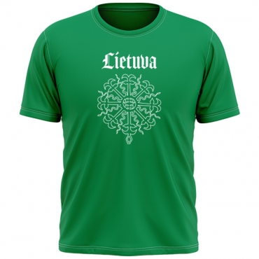 Tee Lithuania Sun Cross