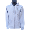 Hoodie With Zipper Balts Symbols