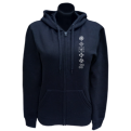 Ladies Hoodie With Zipper Balts Symbols