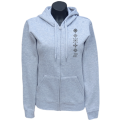 Ladies Hoodie With Zipper Balts Symbols