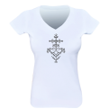 Moteriški Marškinėliai Baltai Gyvybės Medis