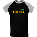 Dvispalviai Marškinėliai Lietuva (Vytis Ant Nugaros)