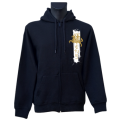 Hoodie With Zipper Vytis Stripe
