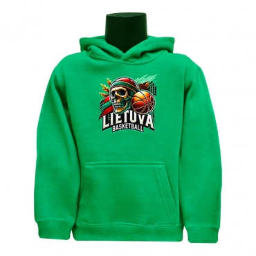 Vaikiškas Džemperis Lietuva Basketball Skulls