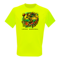 Vaikiški Sportiniai Marškinėliai Lietuva Basketball Skull