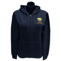 Ladies Hoodie With Zipper Lithuania Contour