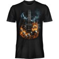 Marškinėliai Guitar Skulls