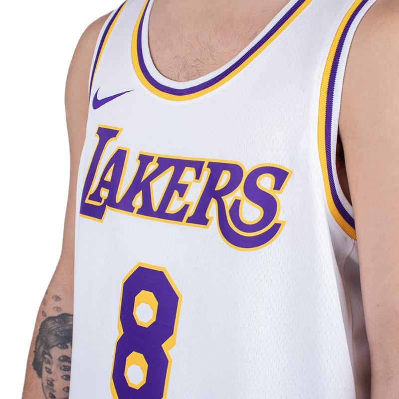 kobe bryant white swingman jersey