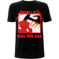 Metallica Kill 'Em All Tracks Marškinėliai