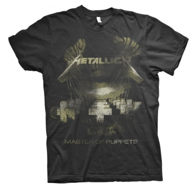 Metallica Master Of Puppets Distressed Marškinėliai