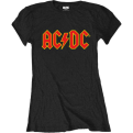 AC/DC Logo Moteriški Marškinėliai
