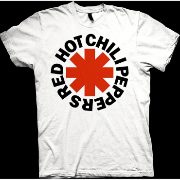 Red Hot Chili Peppers Red Asterisk Marškinėliai