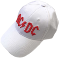 AC/DC Red Logo White Cap