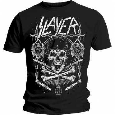 Slayer Skull & Bones Revised Marškinėliai 