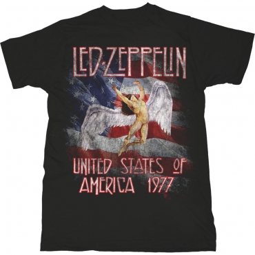  Led Zeppelin Stars N' Stripes USA '77 Tee