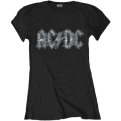 AC/DC Diamond Logo Moteriški Marškinėliai