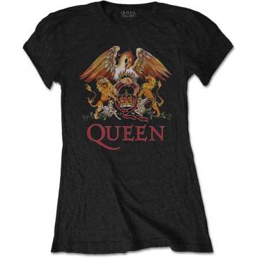 Queen Classic Crest Moteriški Marškinėliai