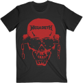 Megadeth Vic Hi-Contrast Red Marškinėliai 