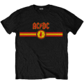 AC/DC Logo & Stripe Marškinėliai