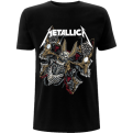 Metallica Skull Moth Marškinėliai