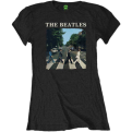 The Beatles Abbey Road & Logo Moteriški Marškinėliai
