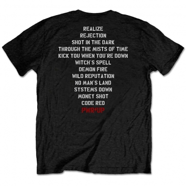 AC/DC Dark Stage/Tracklist Marškinėliai