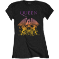 Queen Gradient Crest Moteriški Marškinėliai