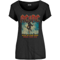 AC/DC Blow Up Your Video Ladies Tee
