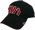 KISS Red on White Logo Cap