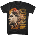 Kurt Cobain Coloured Side View Marškinėliai