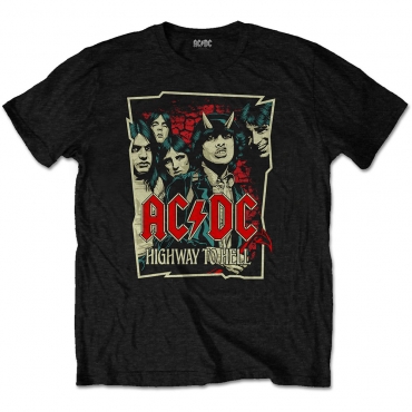 AC/DC Highway To Hell Sketch Marškinėliai