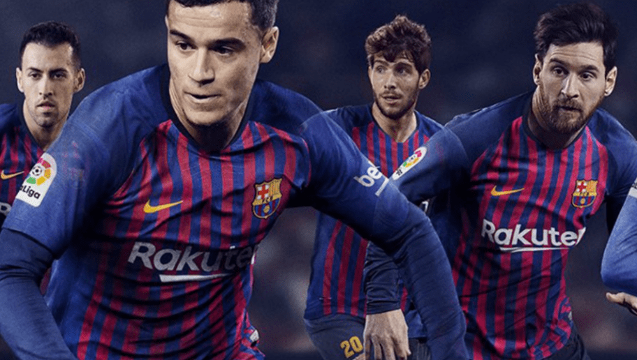 FC BARCELONA 2018-19 MARŠKINĖLIAI (NIKE)