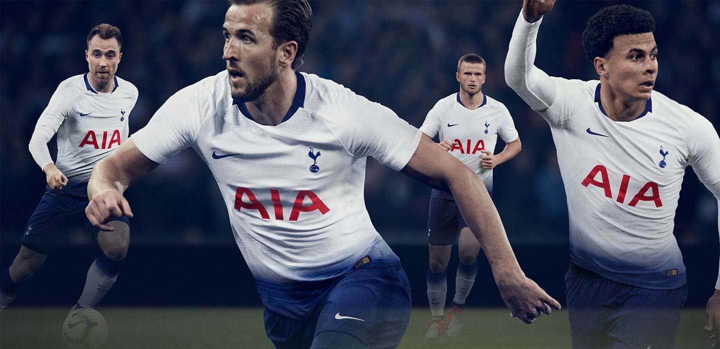 TOTTENHAM HOTSPUR 2018-19 KITS (NIKE)