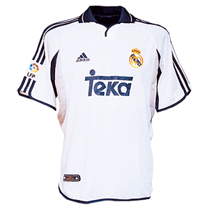 Real Madrid namų marškinėliai 2000-2001