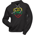 Black Hoodie three colored Vytis