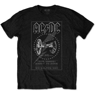 Koszulka AC/DC FTATR 40th Monochrome