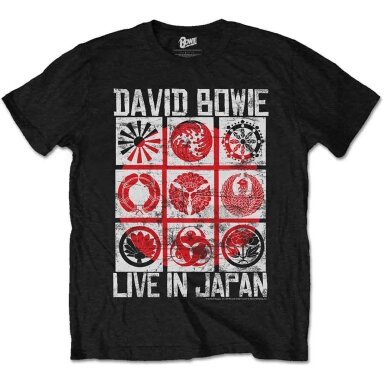 David Bowie Live In Japan Marškinėliai