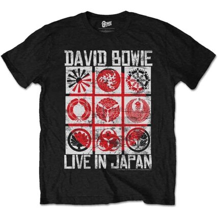 T-krekls David Bowie Live In Japan T-krekls David Bowie Live In Japan
